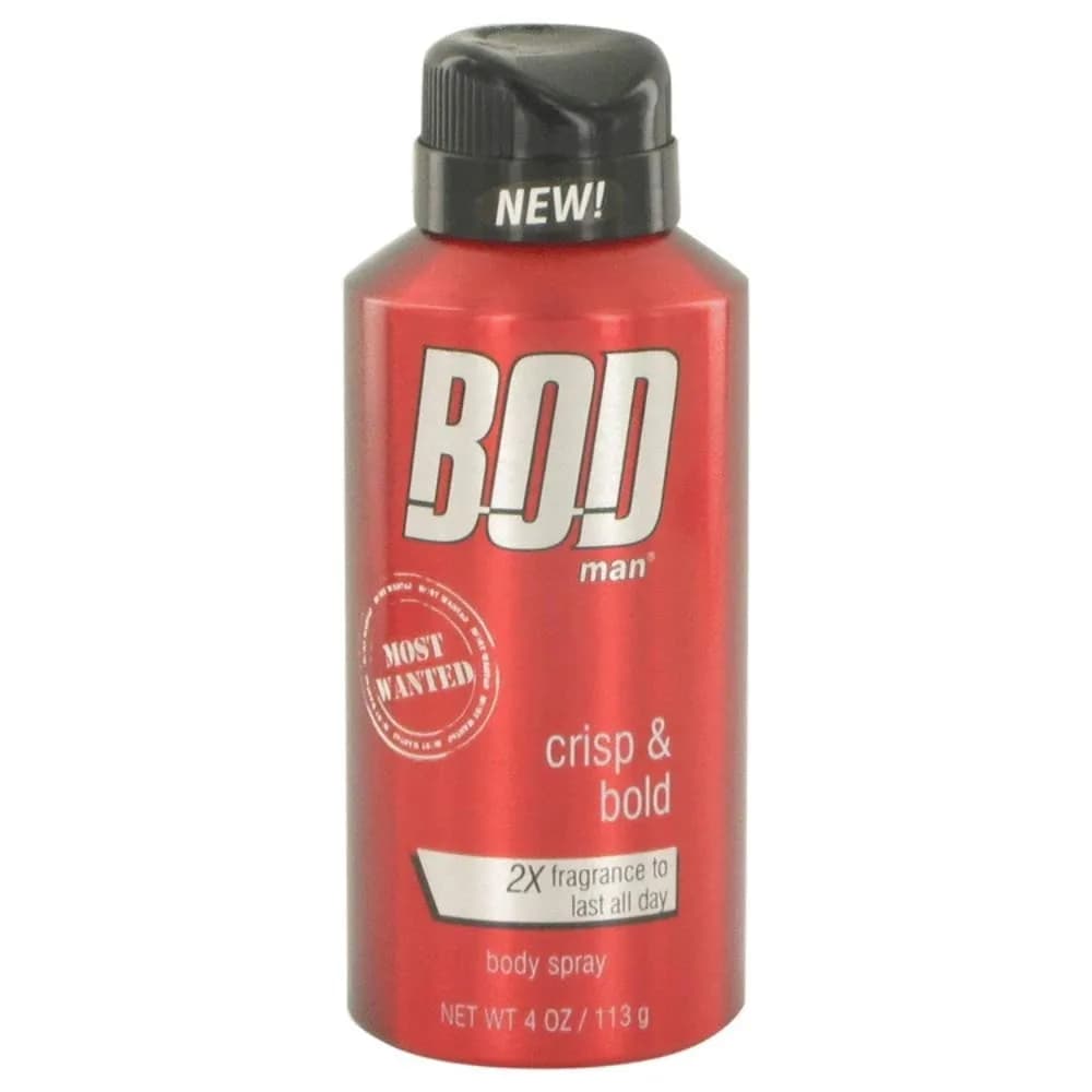 BOD man Most Wanted Fragrance Body Spray 236ml (8 fl oz) | Long-Lasting Scent for Men - main product image