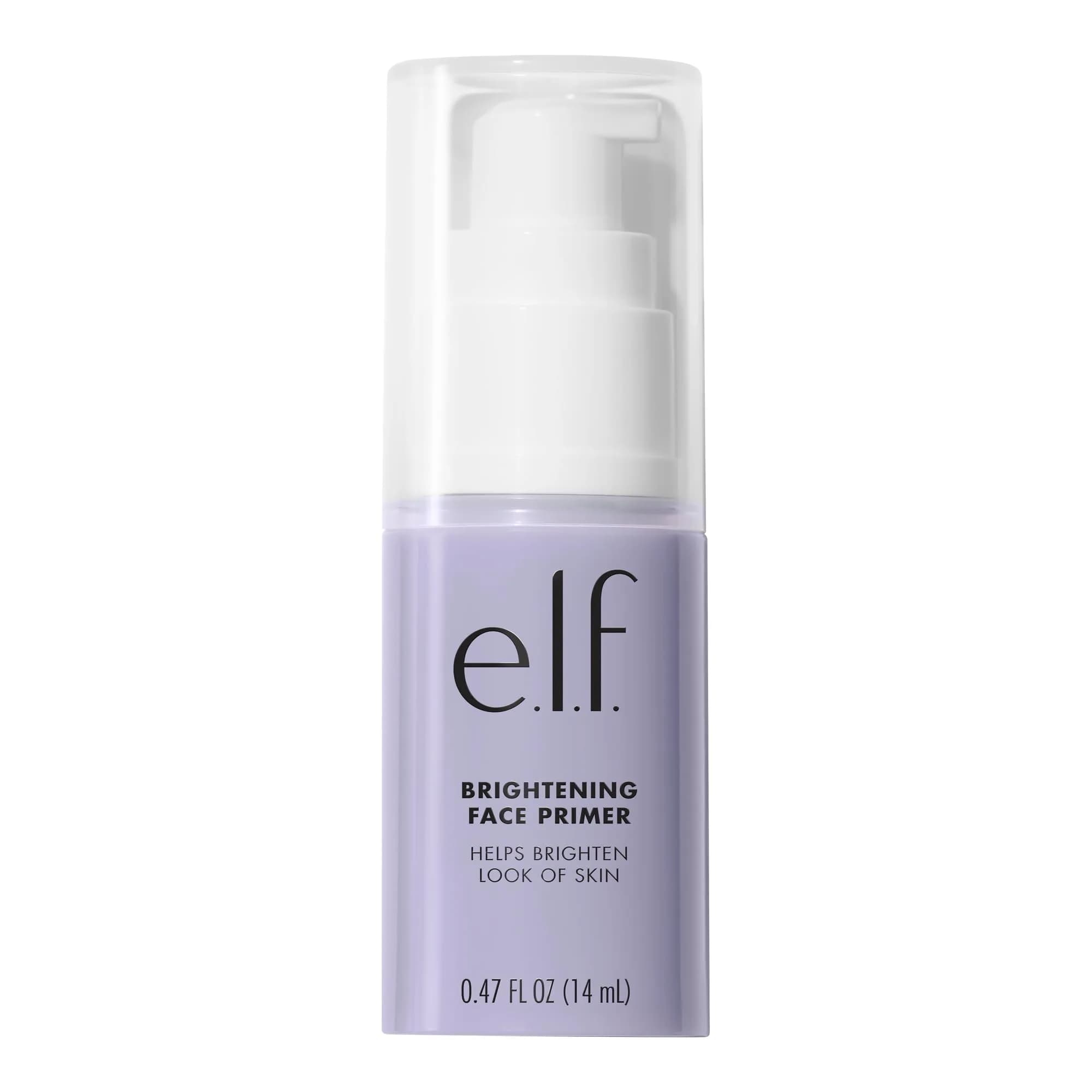 e.l.f. Brightening Lavender Face Primer 0.47 Fl Oz | Neutralizes Tone & Brightens Complexion