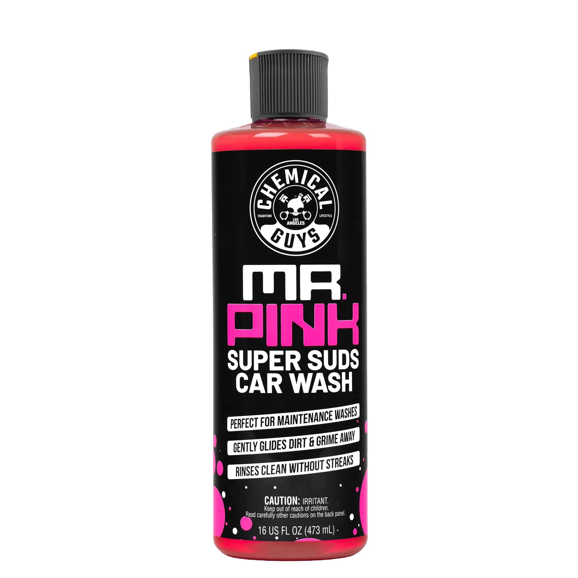 Chemical Guys Mr. Pink pH-Balanced Car Wash Soap 473ml (16 Fl Oz) | Thick Suds for Foam Cannons & Bucket Washes - main product image