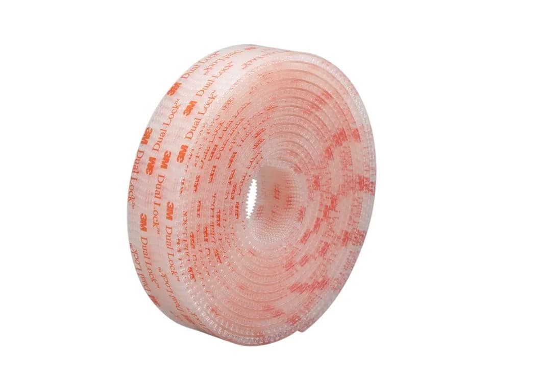 3M Dual Lock Reclosable Fastener SJ3560 Clear 1 inch x 10 ft Roll | Heavy Duty Adhesive Interlocking Tape for Indoor/Outdoor Mounting - main product image