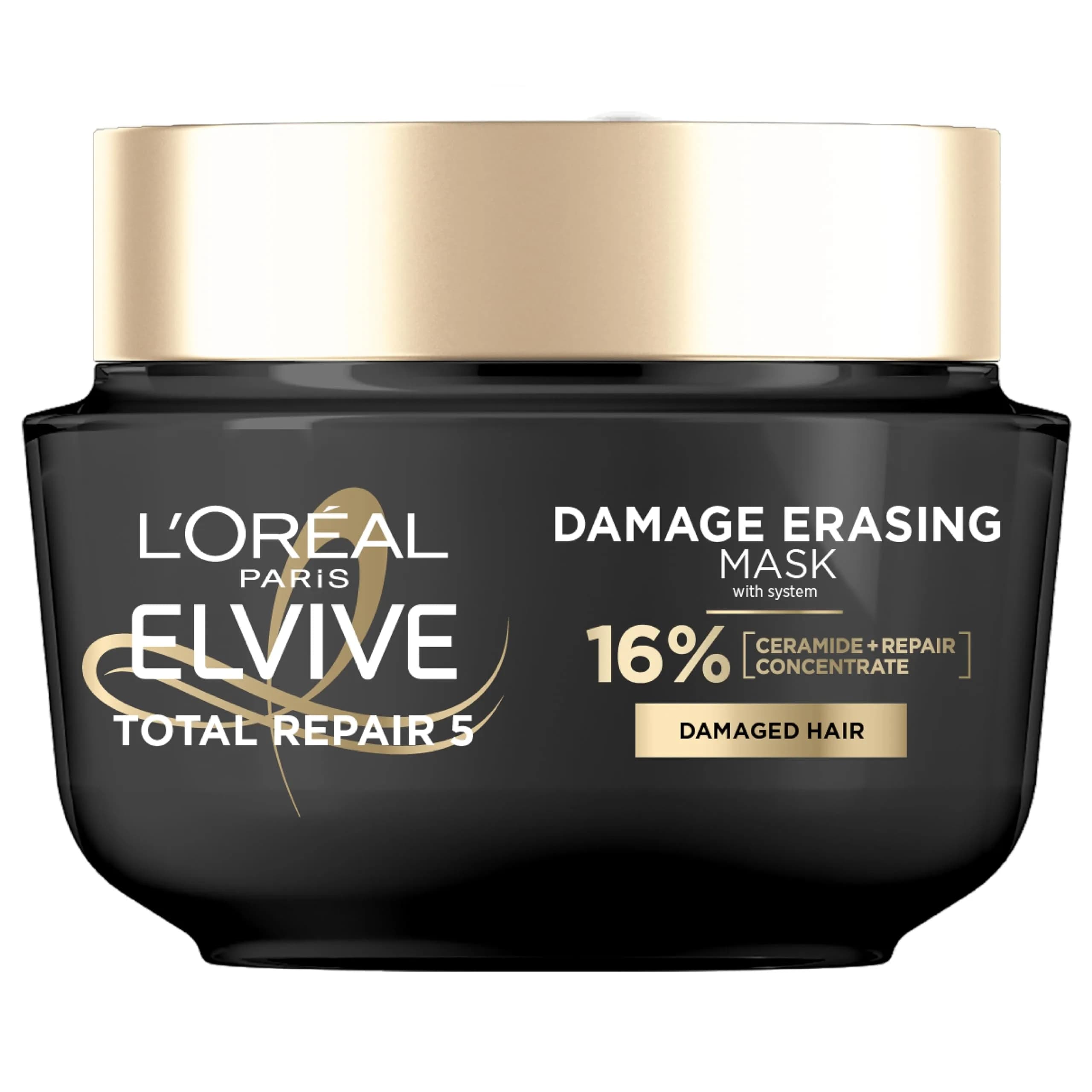 L'Oreal Paris Elvive Total Repair 5 Damage Erasing Balm Mask 250ml (8.5 fl oz) | Intensive Hair Repair Treatment - main product image