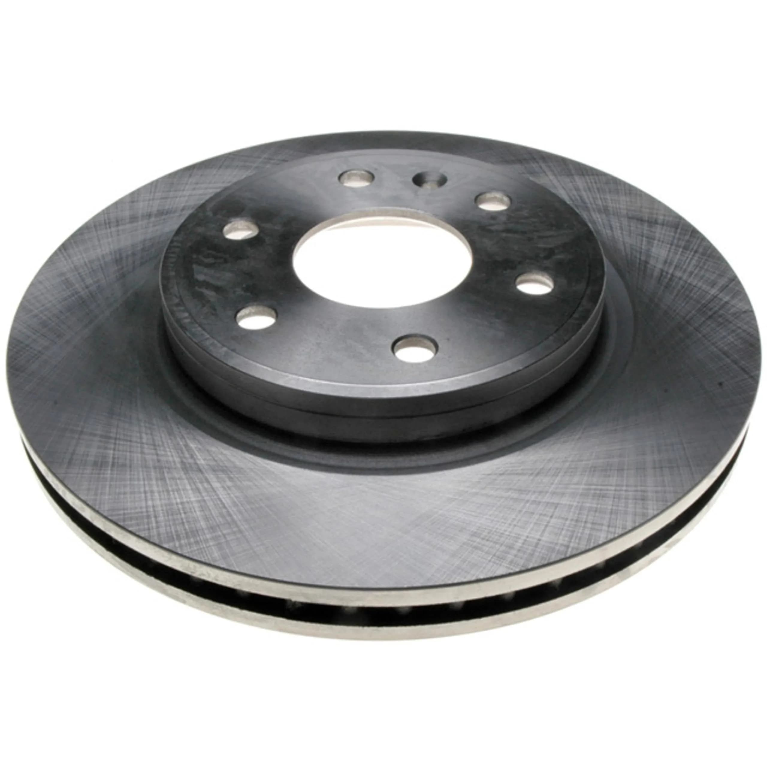 ACDelco Silver Non-Coated Front Brake Rotor 18A2497A | GM 19294180 for Buick Enclave, Chevy, GMC (110c)