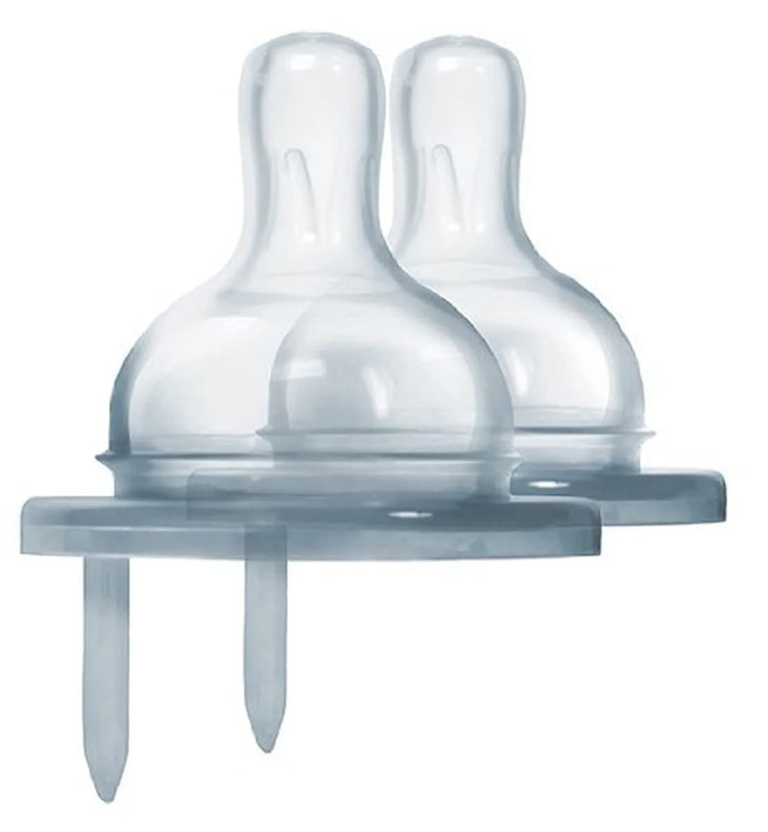 Pura Kiki Bottle Replacement Nipple 2-Pack | Medical-Grade Silicone, Anti-Colic, NonPlastic, Suitable for Babies 3+ Months - main product image