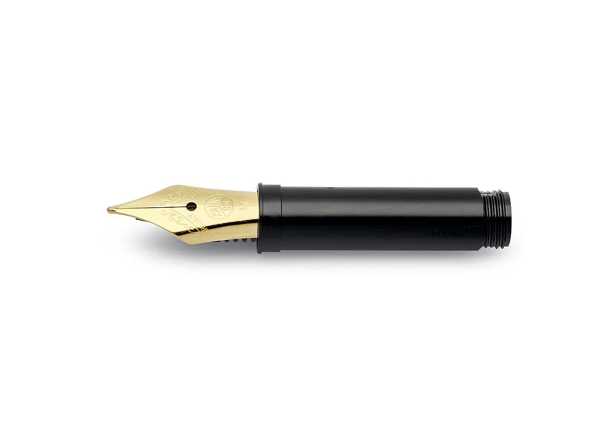 Kaweco Steel Nib Insert 060 with Thread Gold for Fountain Pen, Fine (0.5mm) | German-Made Stainless Steel Replacement Nib - main product image