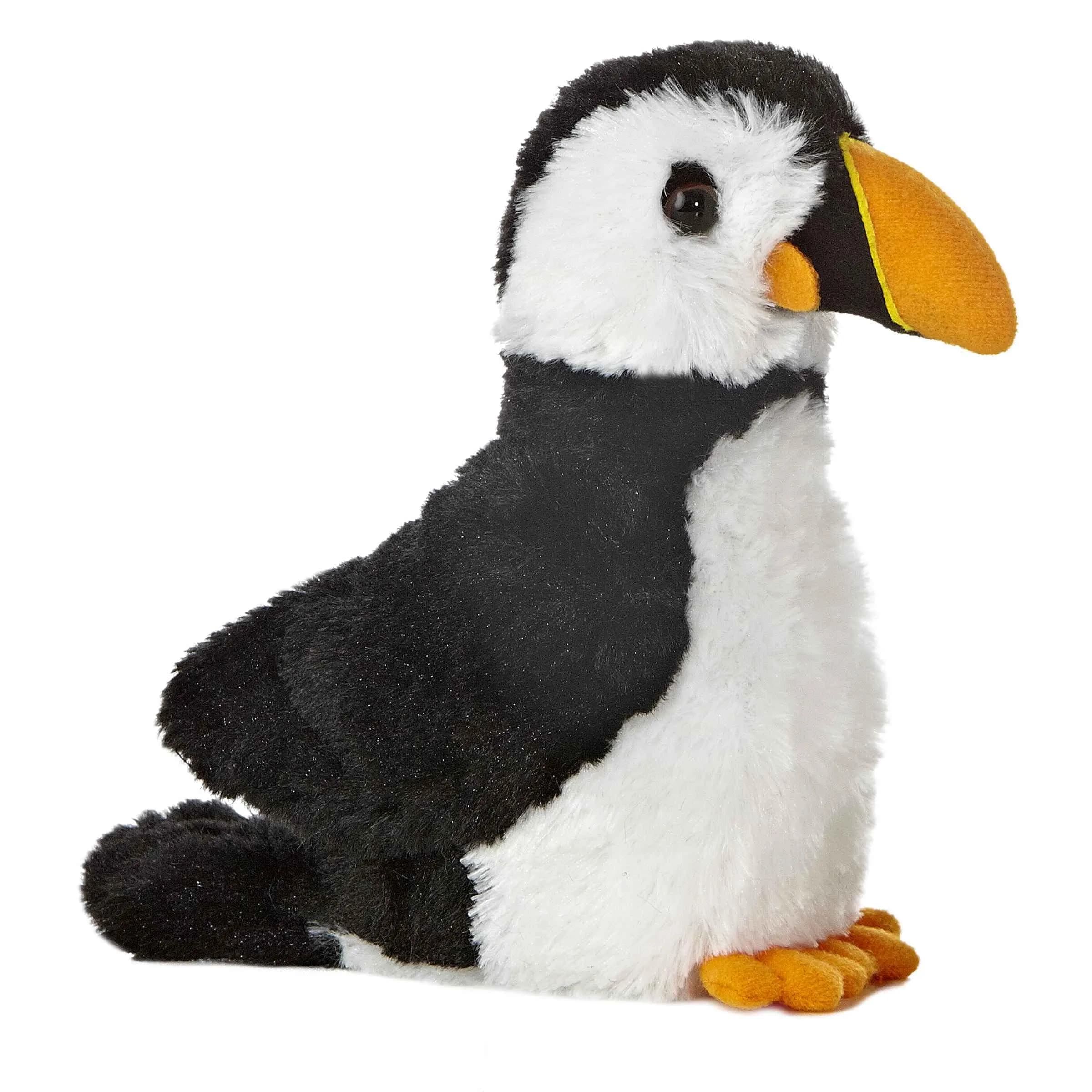 Aurora Adorable Mini Flopsie Puffin Stuffed Animal 16.5cm (6.5 Inches) | Soft, Durable, and Cute - main product image