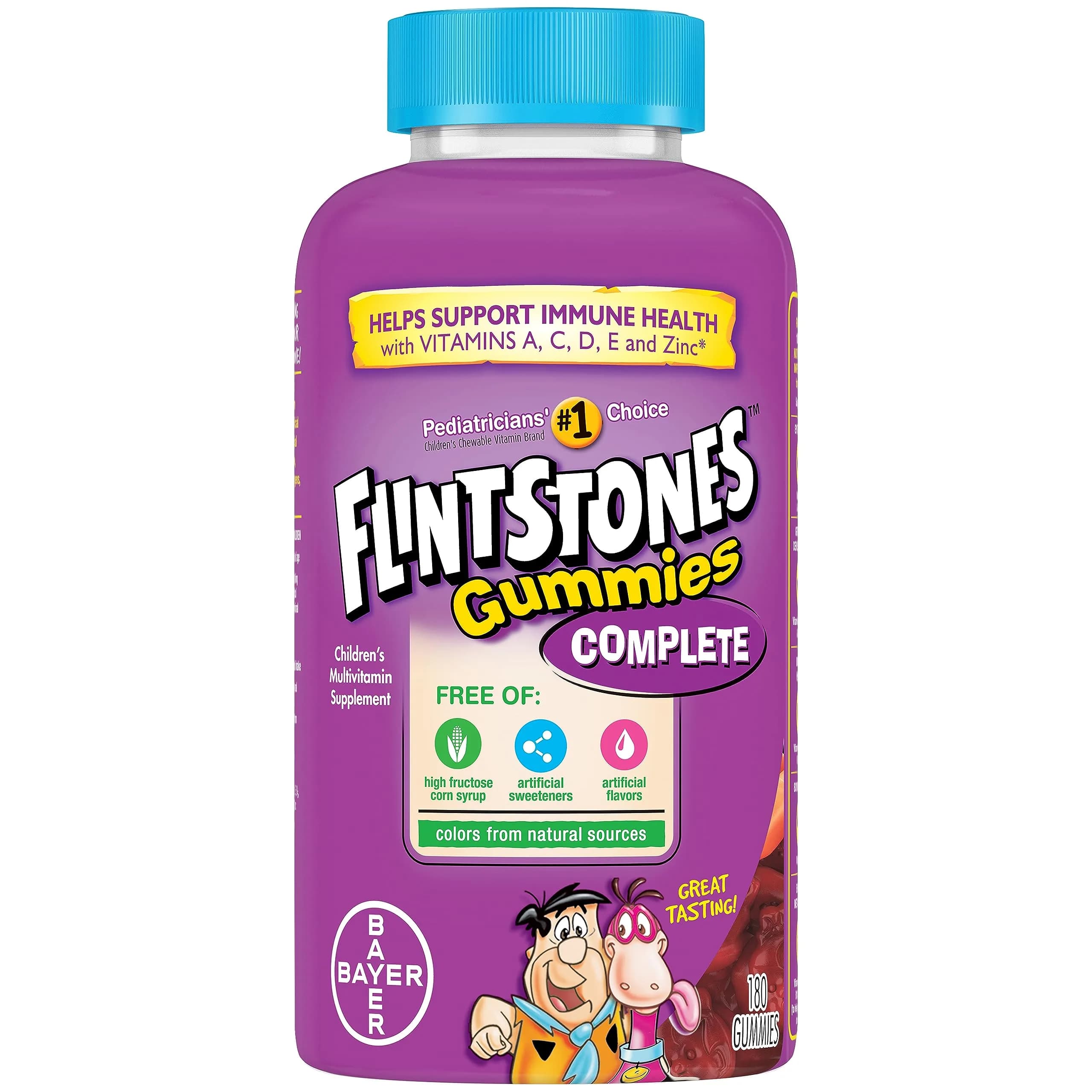 Flintstones Complete Multivitamin Gummies for Kids 180 Count | Supports Healthy Growth & Development - main product image