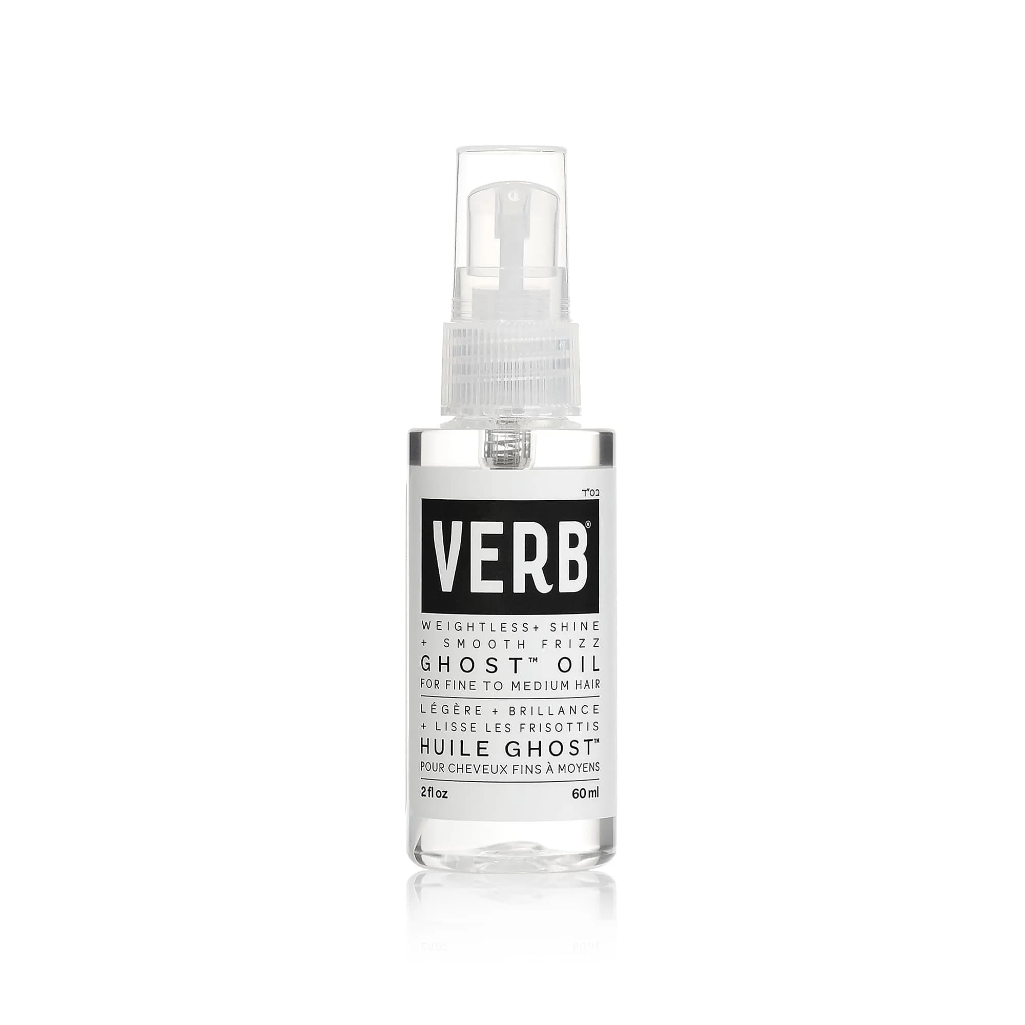 VERB Ghost Weightless Fine Hair Oil 60ml | For Styling + Heat Protection