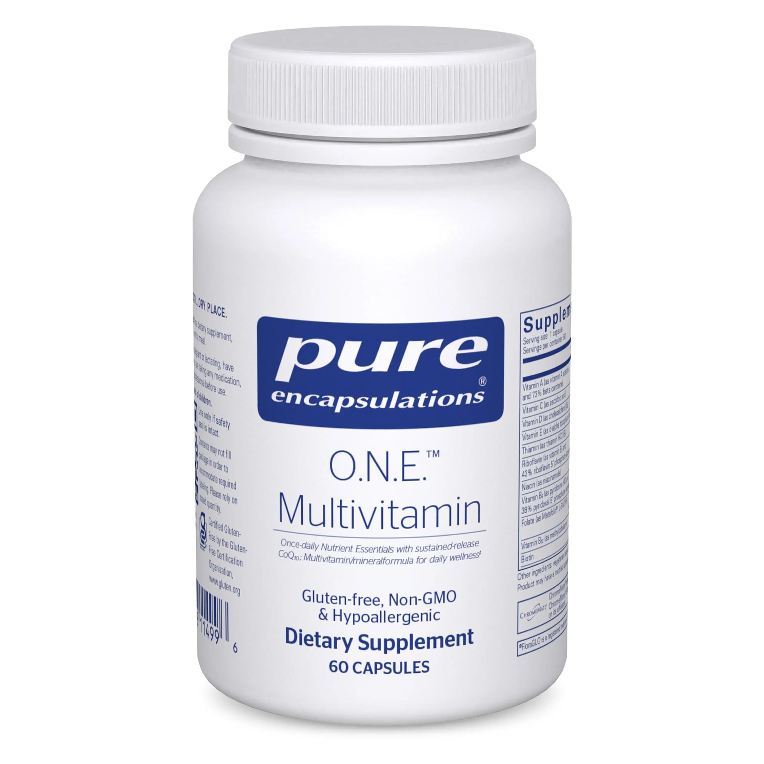 Pure Encapsulations O.N.E. Multivitamin 60 Capsules | Supports Vision, Cognitive Function & Cellular Health - main product image