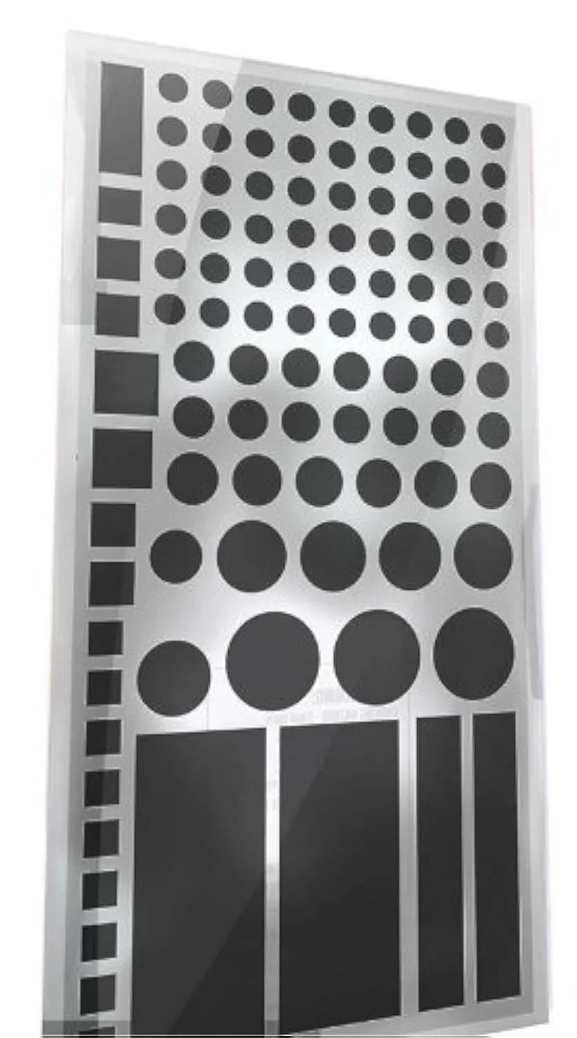 LIGHT DIMS Original Strength LED Light Dimming Shapes 50-80% Black (1 Sheet) - main product image