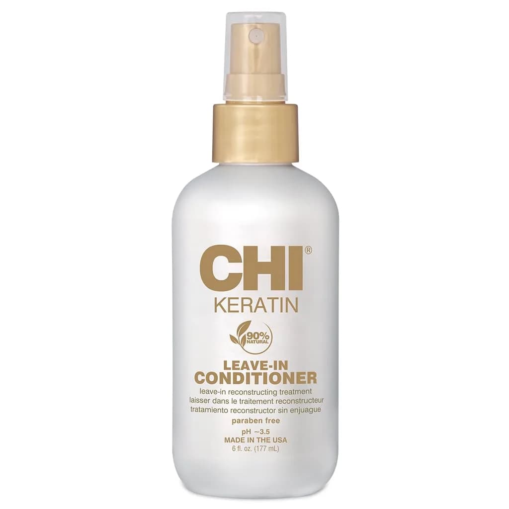 CHI Keratin Leave-in Conditioner 6 Oz | Hydrating Daily Hair Care for Damaged Hair