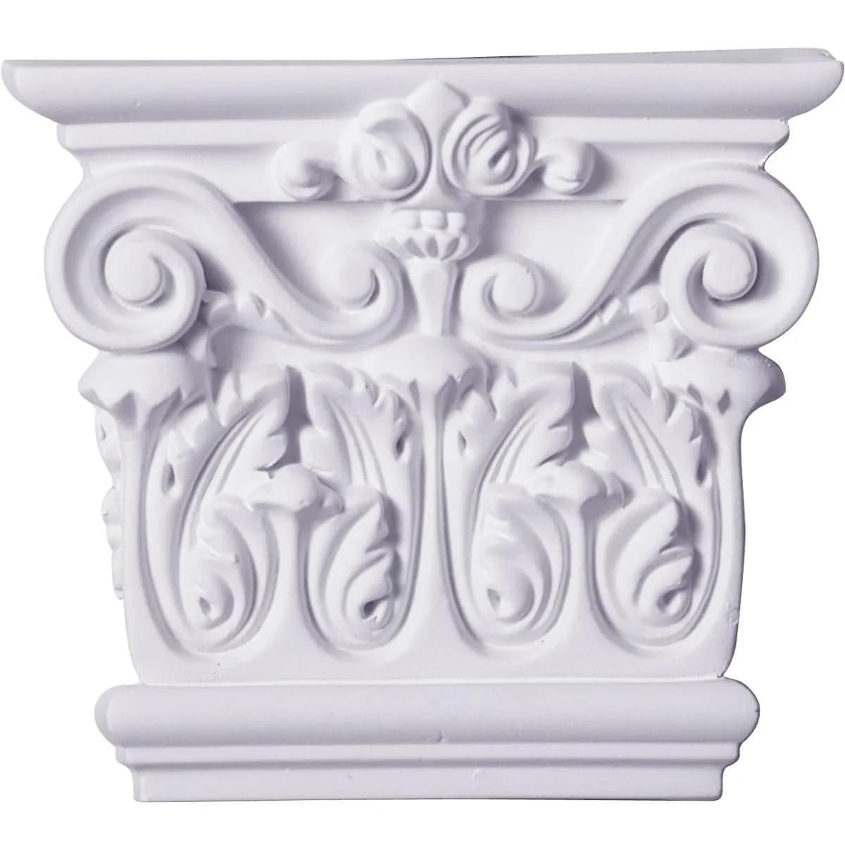 Ekena Millwork Corinthian Capital 5 3/4"W x 5 1/8"H | Traditional polyurethane ceiling molding (70-120c) - main product image