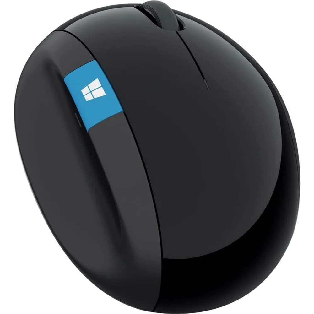 Microsoft Sculpt Ergonomic Mouse (L6V-00001) Black | Ergonomic Design for Wrist Comfort - main product image