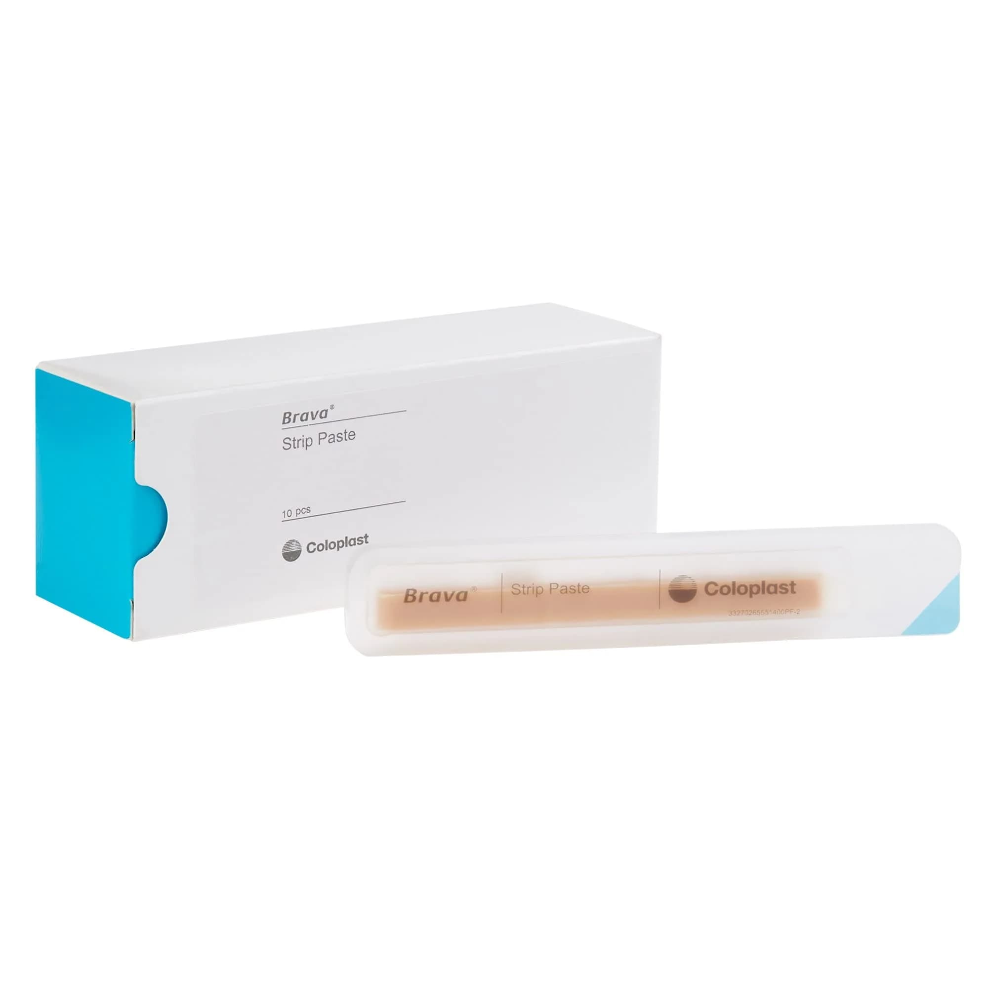 Coloplast Brava Strip Paste 10 Count | Hypoallergenic, Supportive for Sensitive Skin, USA Import