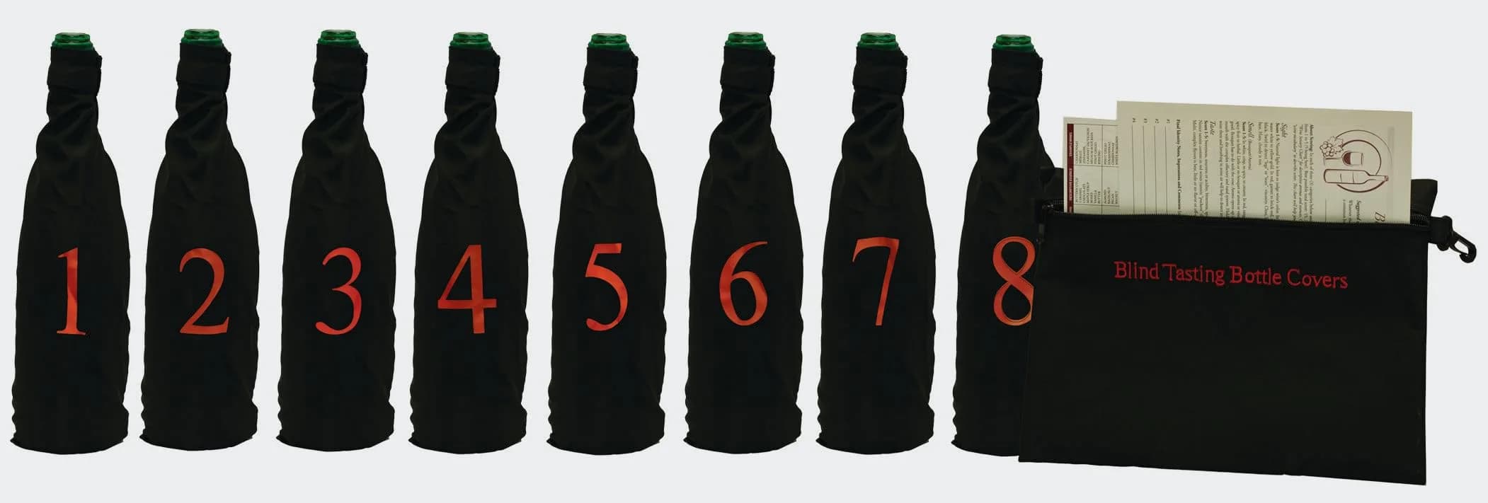 Franmara Blind Wine Tasting Kit with Pouch, 8 Numbers | Perfect for Wine Enthusiasts in India - main product image