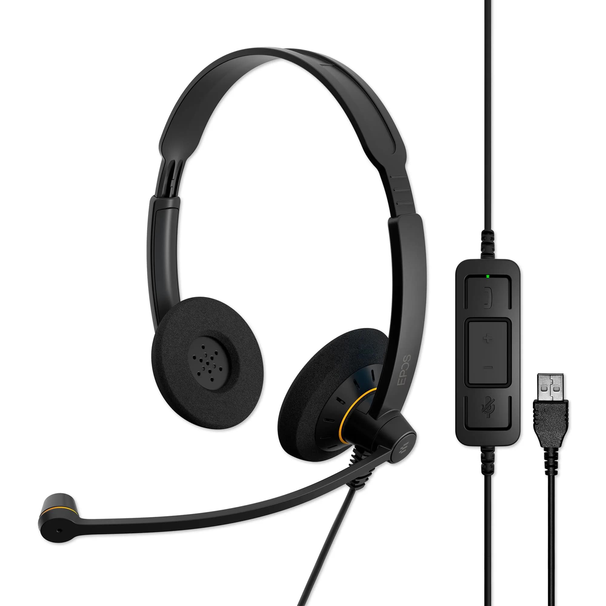 EPOS Sennheiser SC 60 USB ML Double-Sided Business Headset | HD Sound, Noise-Cancelling Mic, 2-Pack - main product image