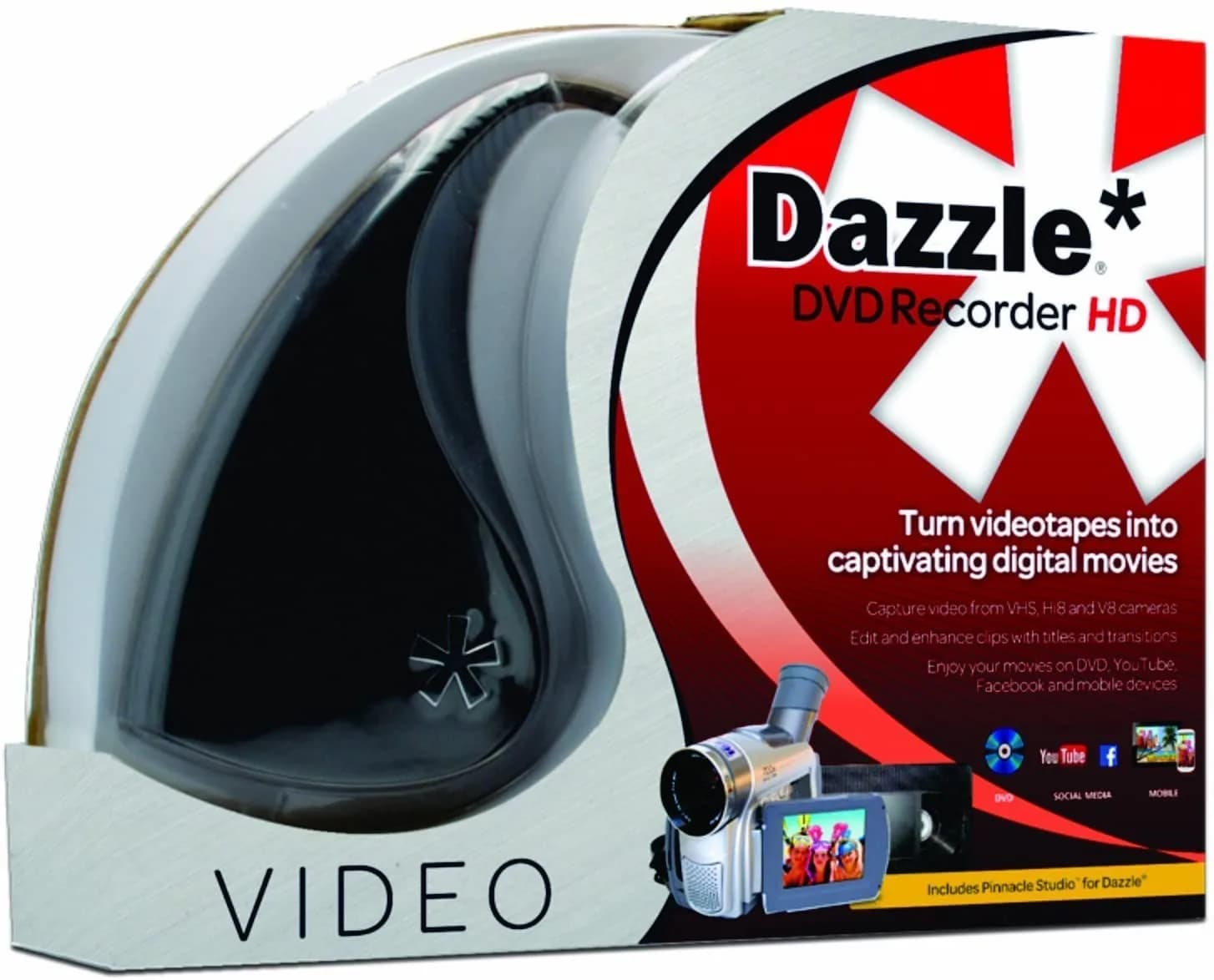 Corel Dazzle DVD Recorder HD Video Capture Device with Pinnacle Studio Software | PC Disc - main product image