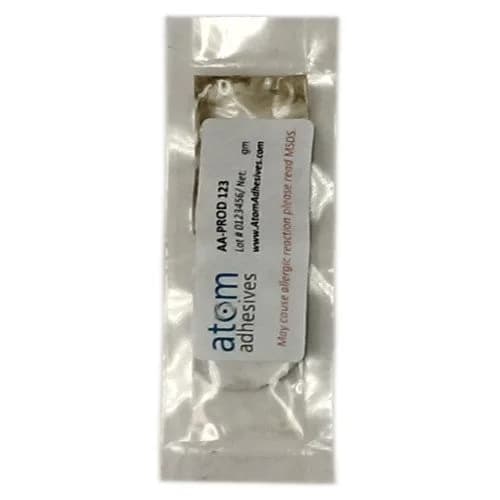Atom Adhesives AA-Duct 906 Electrically Conductive Silver Epoxy Adhesive 2.5gm (0.09 oz) Kit | Low Volume Resist Bonding - main product image