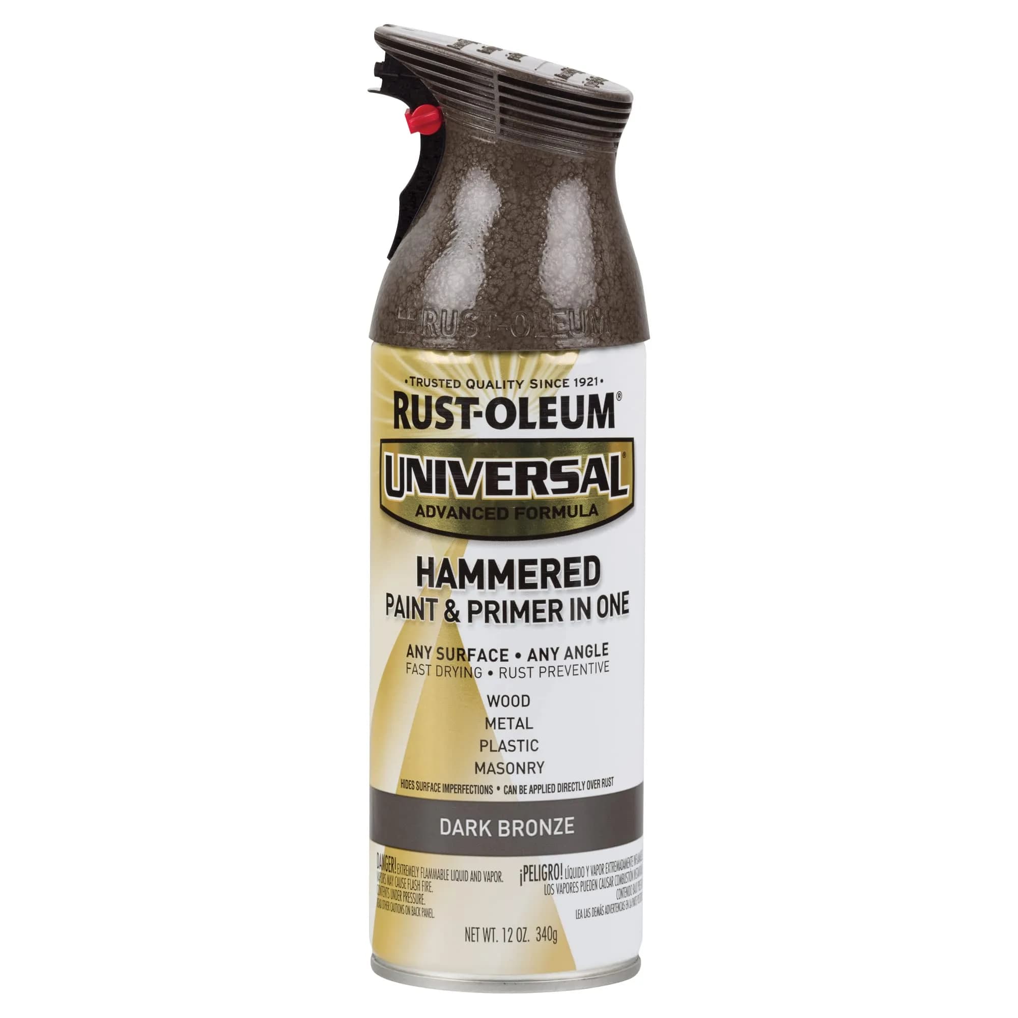 Rust-Oleum Universal All Surface Clear Topcoat Spray 11 oz (325 ml) Frosted Pearl Clear | Professional Grade Paint for Wood, Metal, Plastic