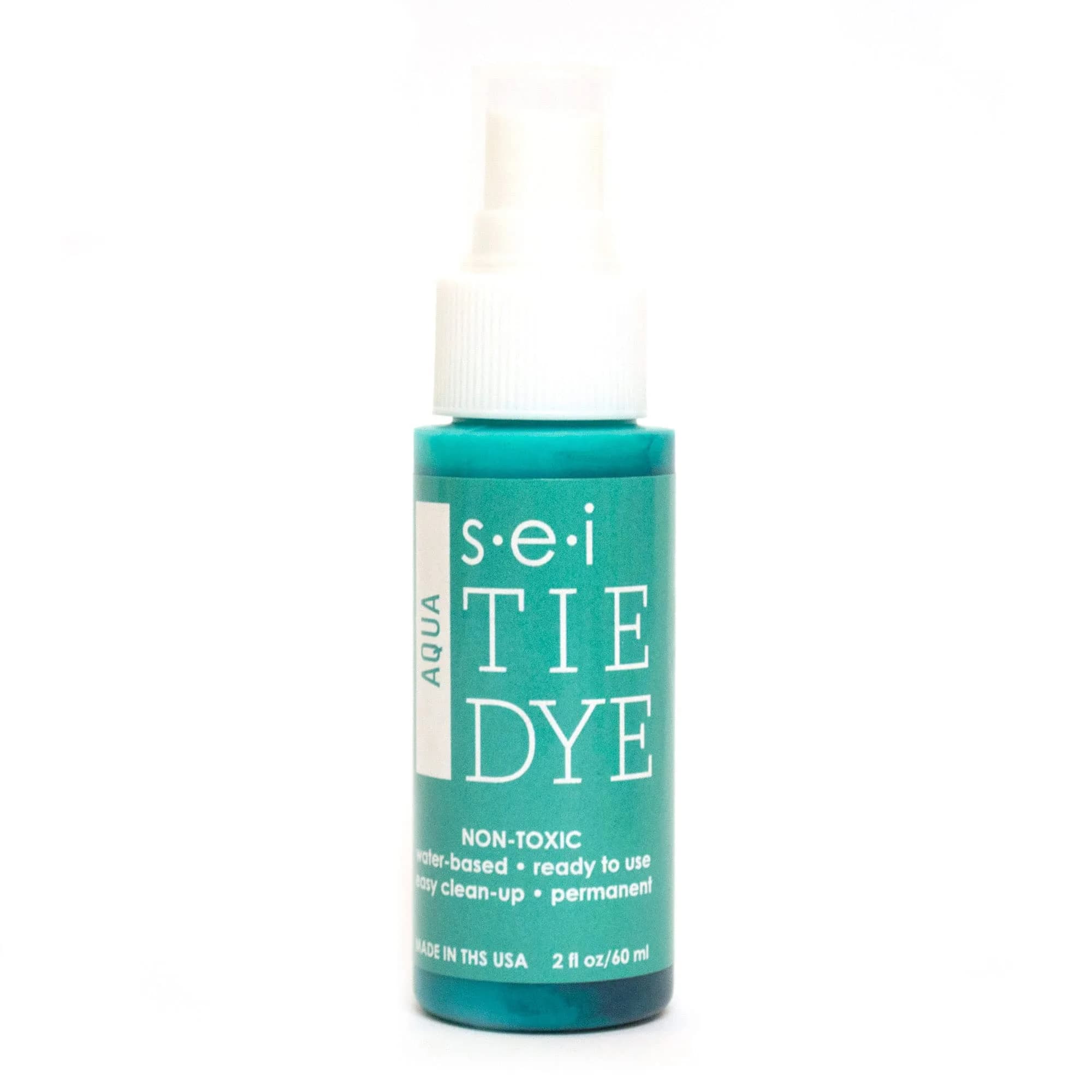 S·E·I Aqua Tie Dye Spray Bottle 59ml (2 fl oz) | Permanent Fabric Dye for DIY Projects - main product image