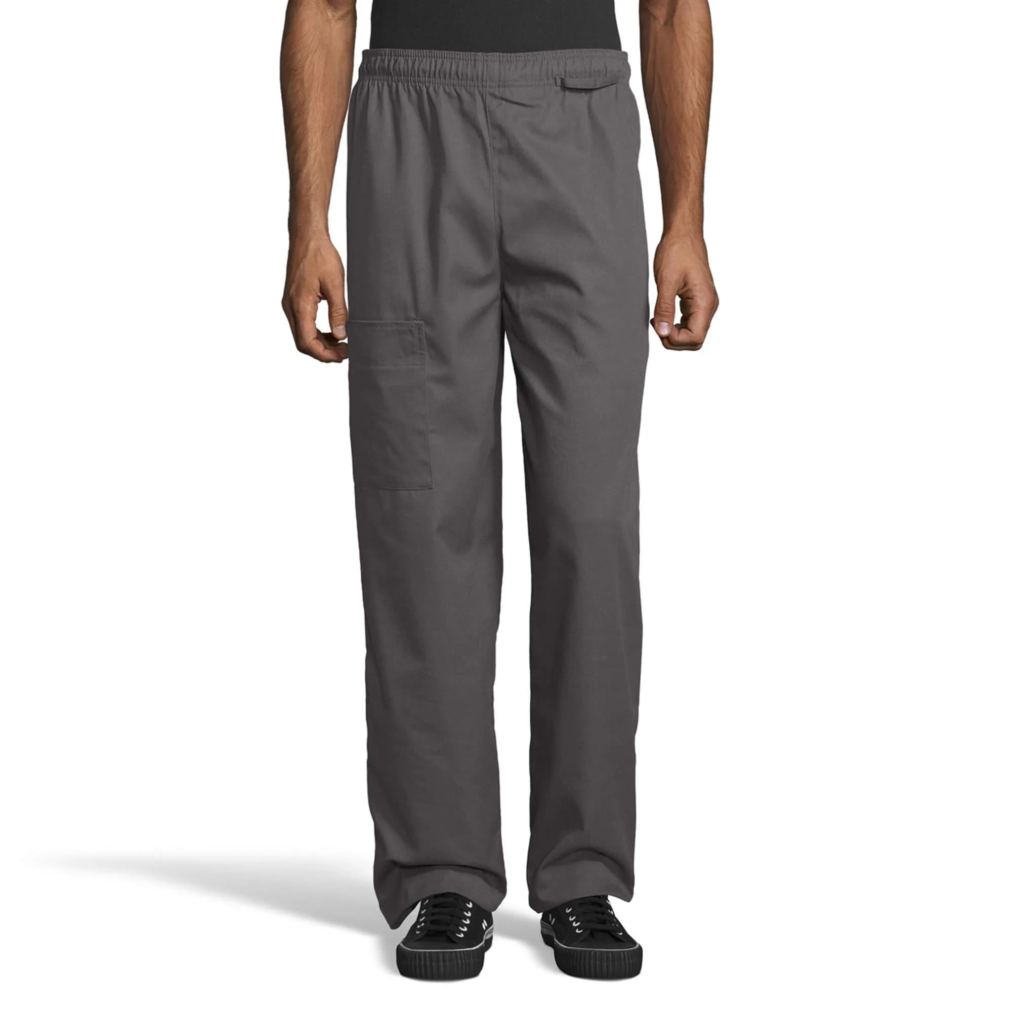 Uncommon Threads Unisex Cargo Chef Pant,Slate,Small | Modern Straight Leg Design for Comfort & Function