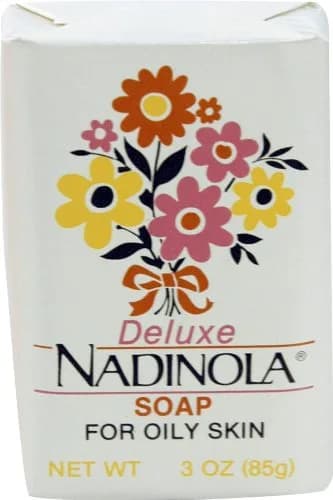 Nadinola Deluxe Soap 3 oz. (Pack of 6) | Almond Scent for Oily Skin, Unisex, Adult