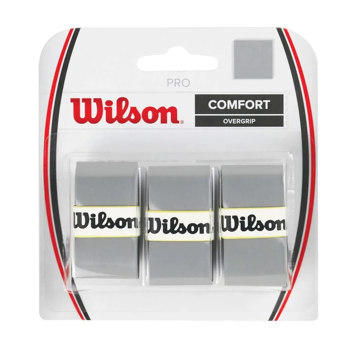 WILSON Pro Tennis Racquet Over Grip Silver 10cm (3.94in) | Used by Top Players for Perfect Feel - main product image