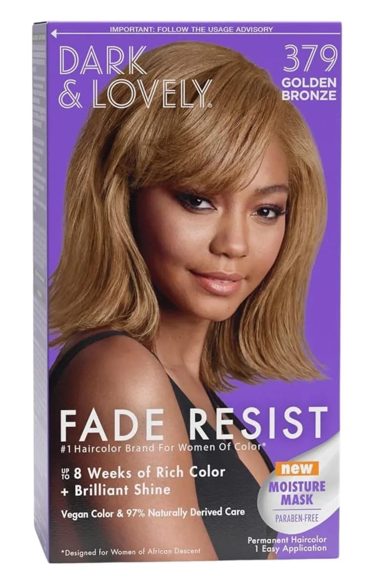 Dark & Lovely Color #379 Golden Bronze 3 Pack | High Reflective Shine & Precise Calibrated Color - main product image