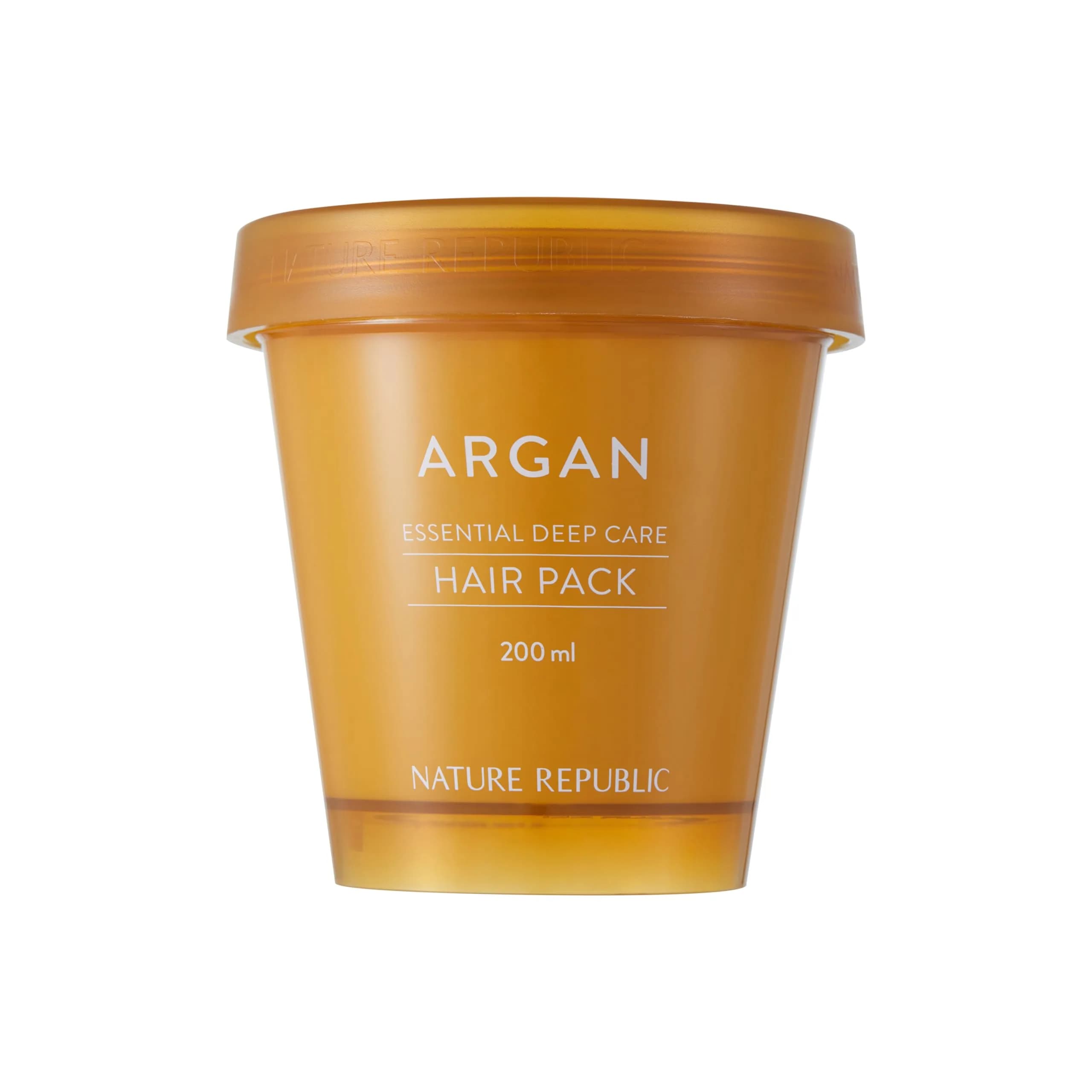 Nature Republic Argan Essential Deep Care Hair Pack 200ml (6.76 Fl Oz) | Intensive Repair for Damaged Hair - main product image