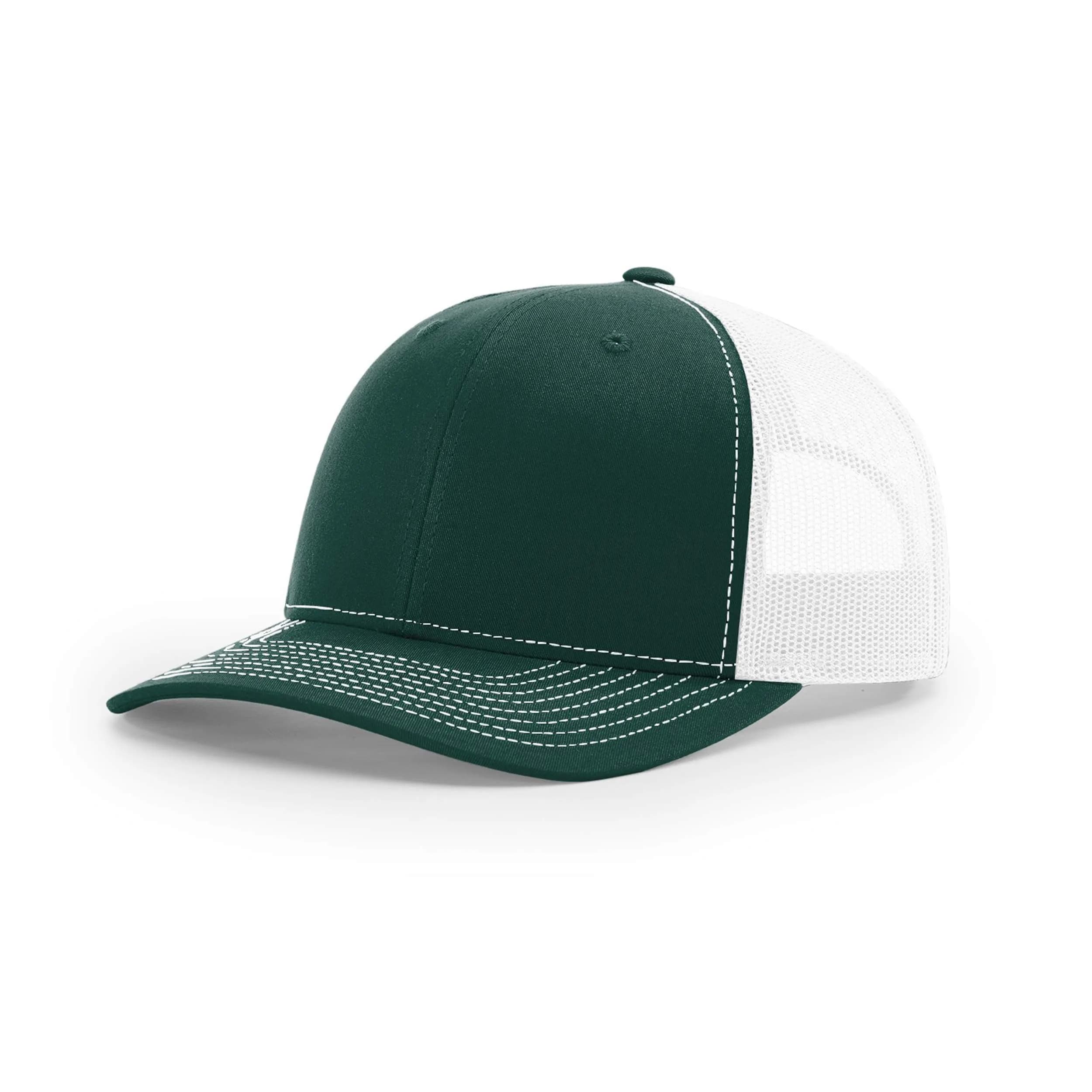 Richardson Unisex 112 Trucker Baseball Cap, Split Maroon/White, One Size