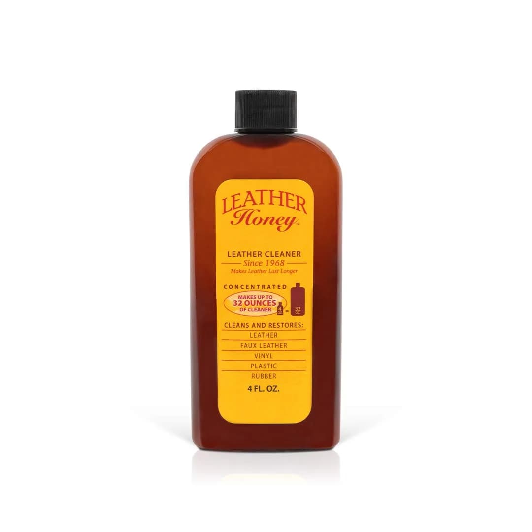 Leather Honey Leather Cleaner 118ml (4 Fl Oz) | Non-Toxic, Fragrance-Free Formula for All Leather Types - main product image