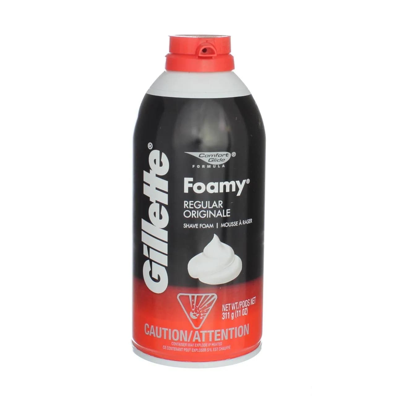 Gillette Foamy Shaving Cream Regular 11 oz | Unscented, 2 Pack, USA Import, Suitable for All Skin Types