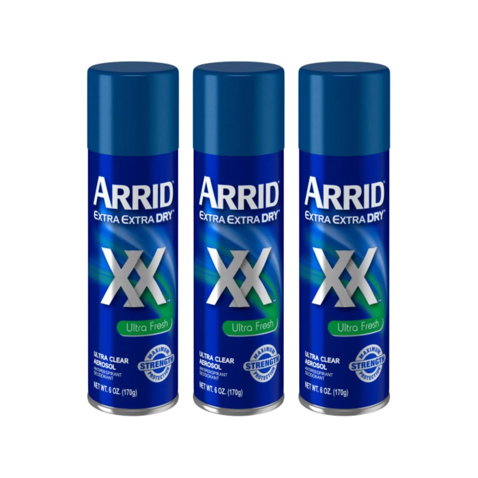 ARRID XX Ultra Clear Anti-Perspirant Deodorant Spray, Ultra Fresh, 510g (18 oz) | Maximum Strength Sweat Protection - main product image