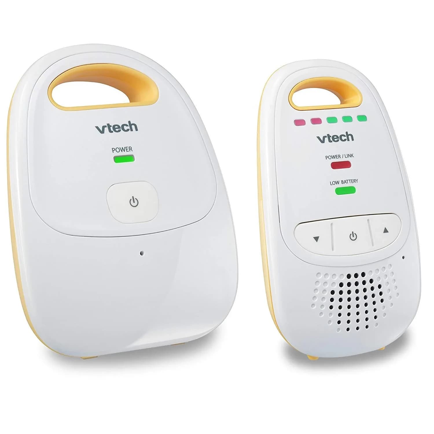 VTech Audio Baby Monitor DM111 — No Static DECT 6.0, No WiFi, Hack-Proof | 8Hr Battery, 1000ft Range, 5-Level Sound Indicator - main product image