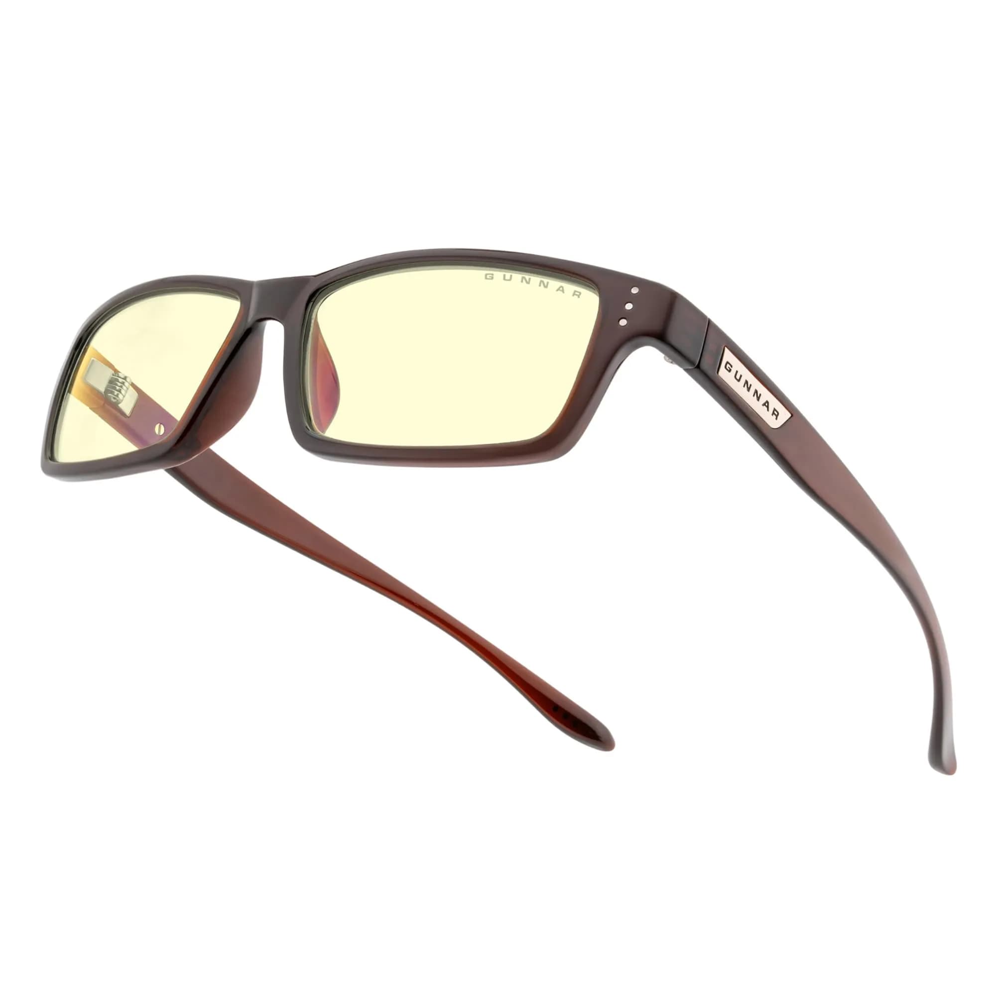 Gunnar Riot Espresso Amber Tint Blue Light Blocking Computer Glasses | Blocks 65% Blue Light - main product image