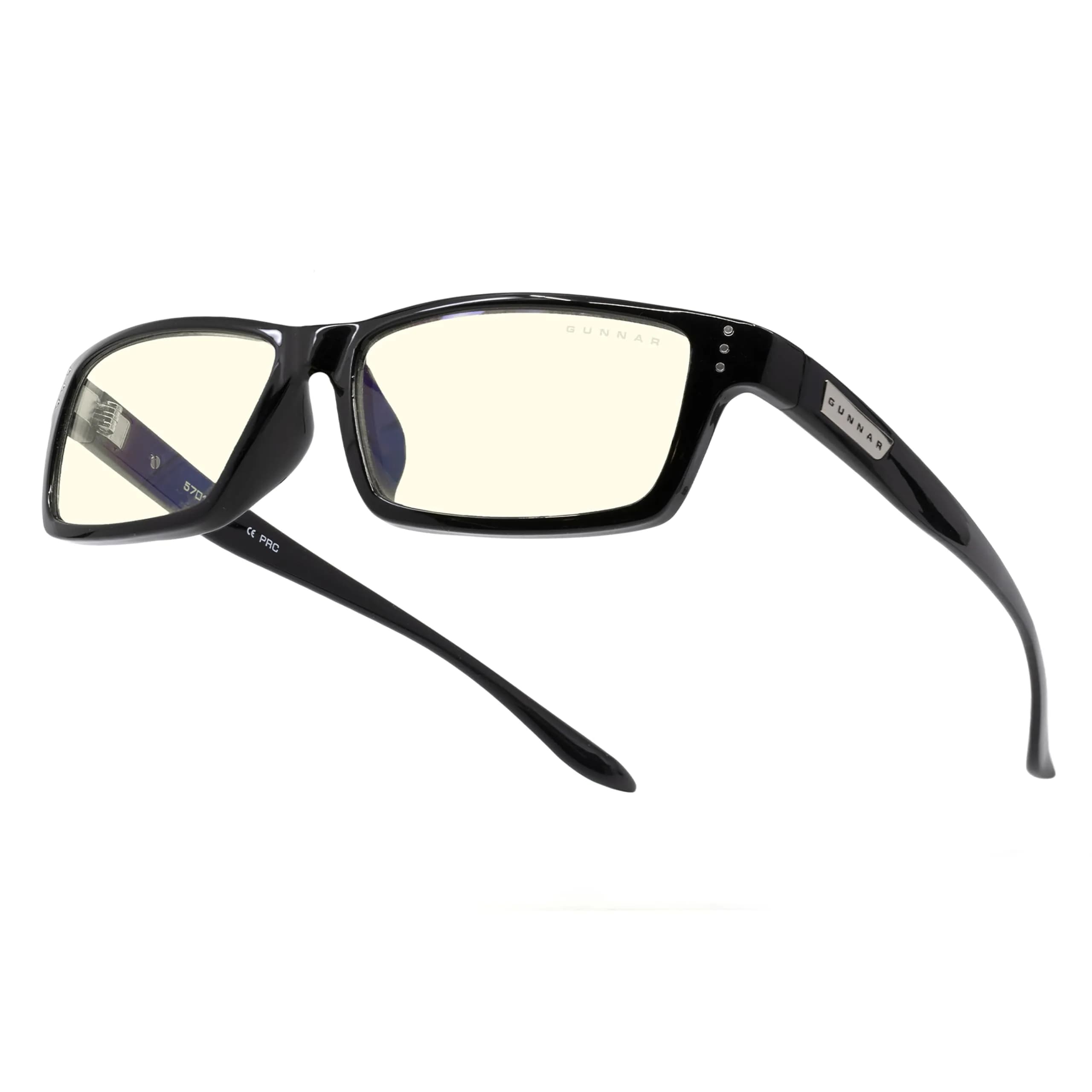 GUNNAR Riot Gaming and Computer Glasses | Blocks 35% Blue Light | Lens Width: 29 mm (1.14 in) | Bridge: 16 mm (0.63 in) | Temple: 140 mm (5.51 in) - main product image