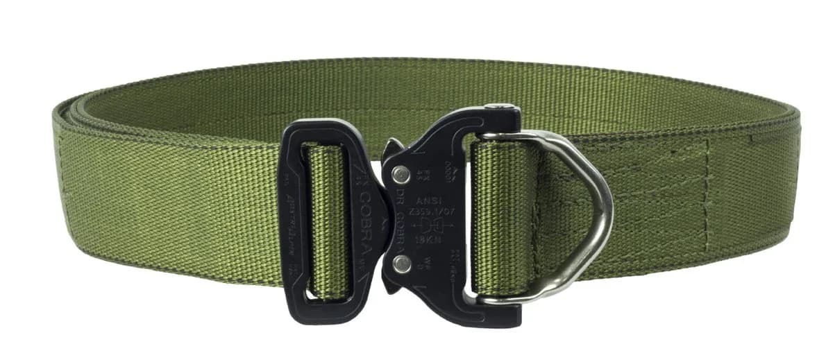 Elite Survival Systems Cobra Rigger's Belt with D Ring Buckle (Olive Drab, Small) | Heavy-Duty Tactical Belt for Safety & Utility