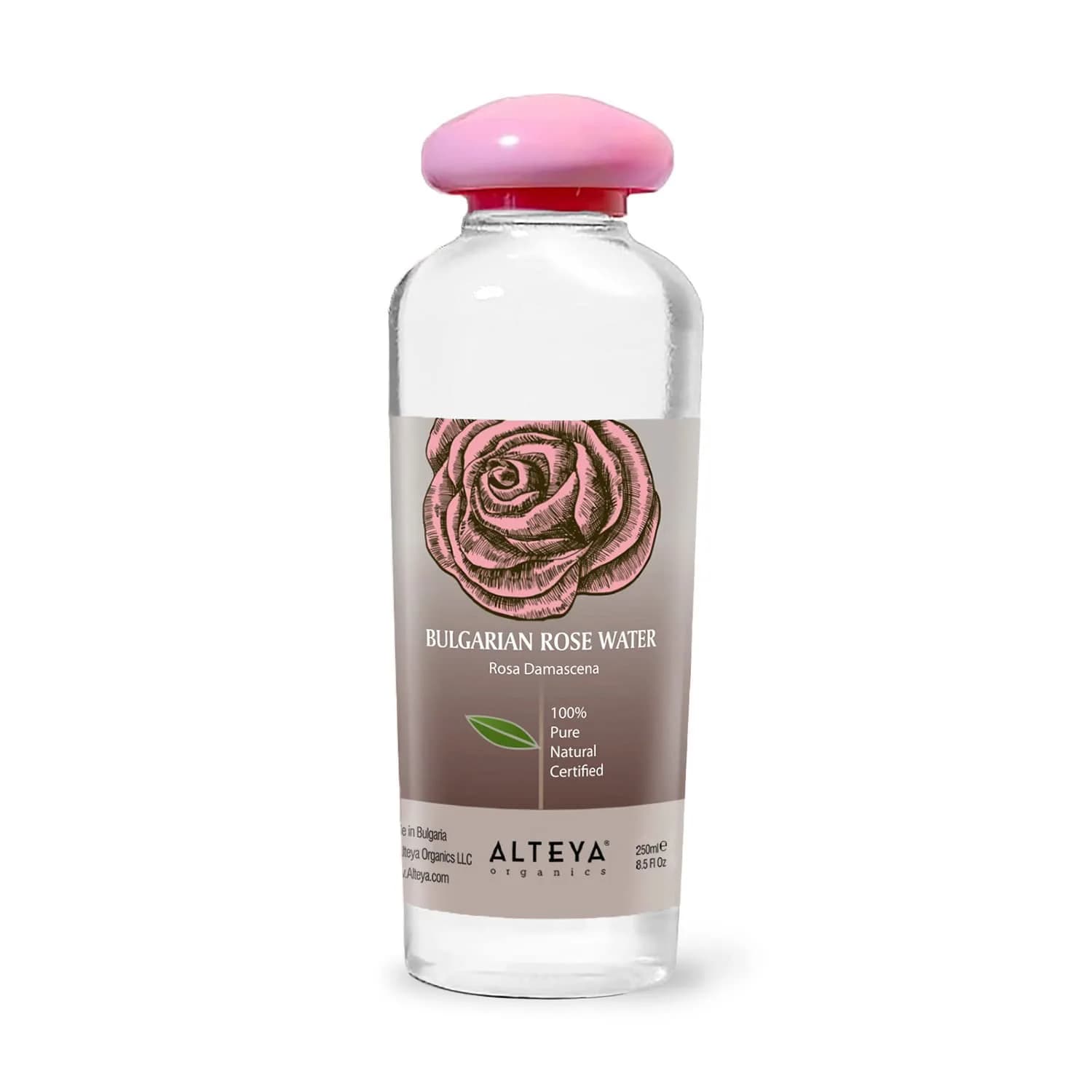 Alteya Organics Rose Water Natural Facial Toner, 17 Fl Oz | Hydrates & Calms Skin, Supports Rejuvenation