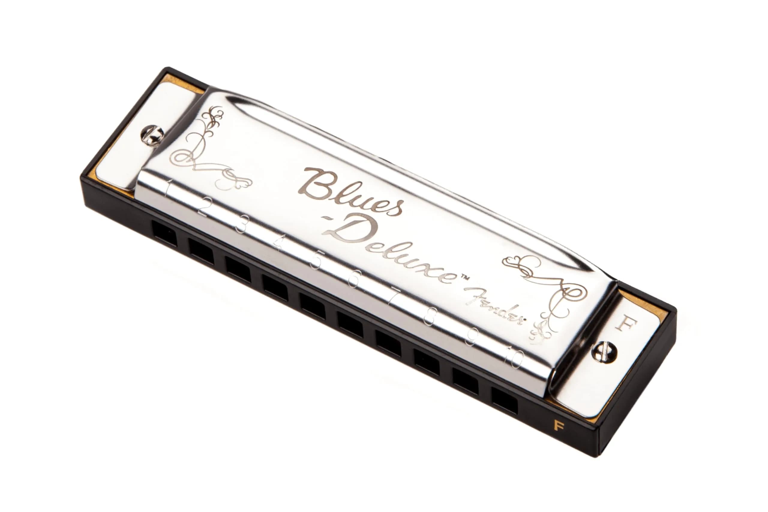 Fender Blues Deluxe Harmonica, Key of F | Classic Tone & Pitch for All Players - main product image