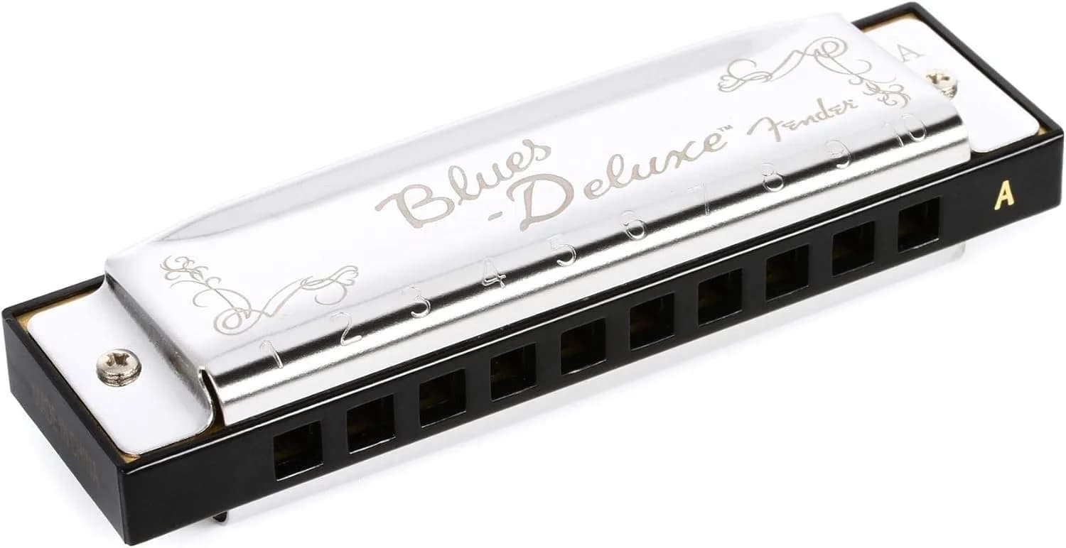 Fender Blues Deluxe Harmonica in A | Classic Tone & Reliable Construction - main product image
