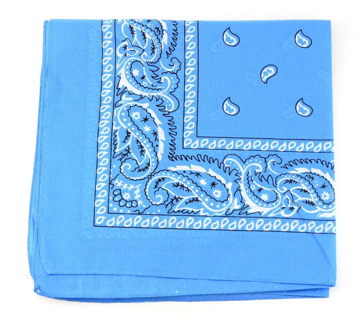 NYFASHION101 Unisex Double Sided Paisley Cotton Bandana Head Wrap Scarf 56cm x 56cm | Vibrant Print for Head, Neck, Face - main product image