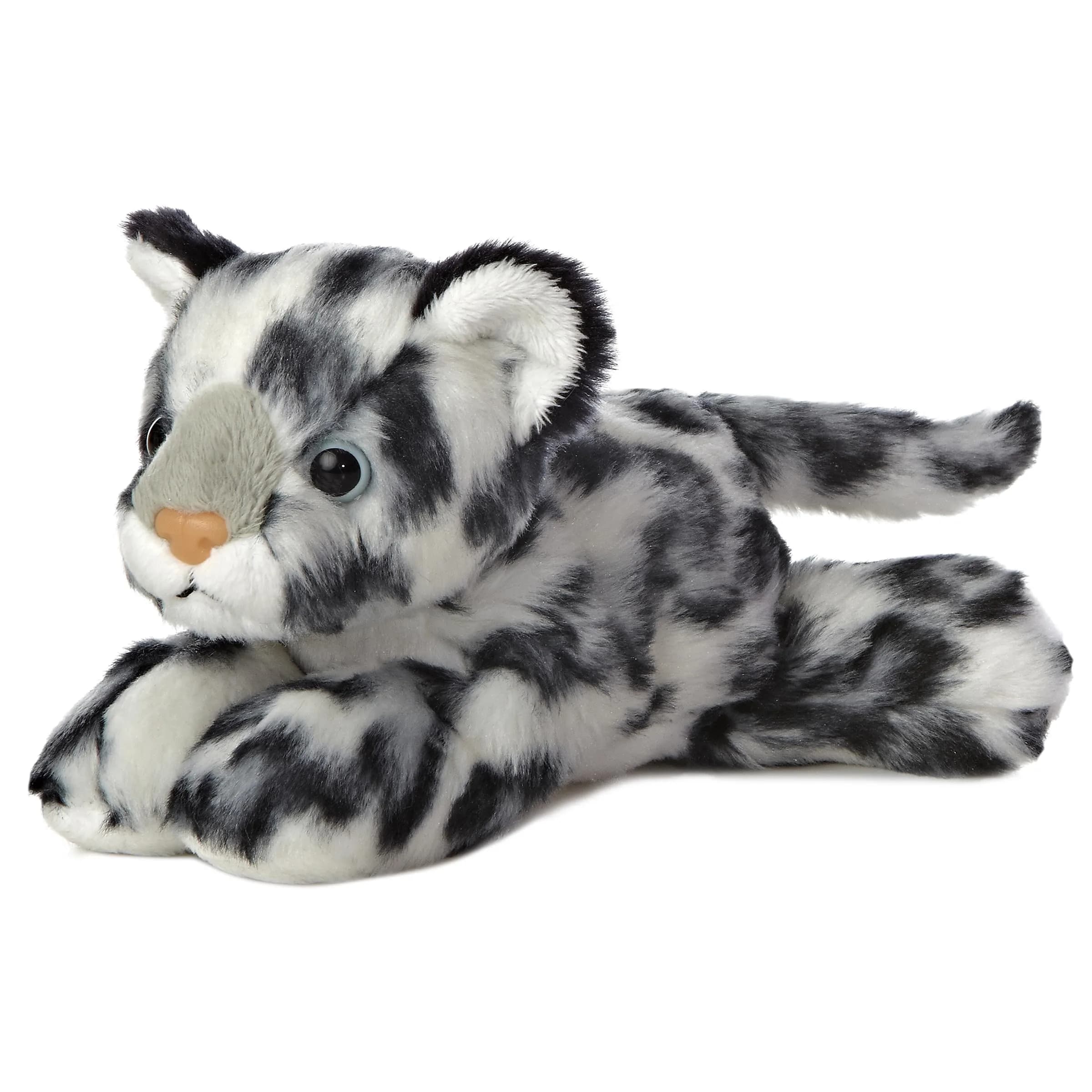 Aurora Adorable Mini Flopsie Snow Leopard Stuffed Animal 20.3cm (8 Inches) | Soft & Majestic Toy - main product image