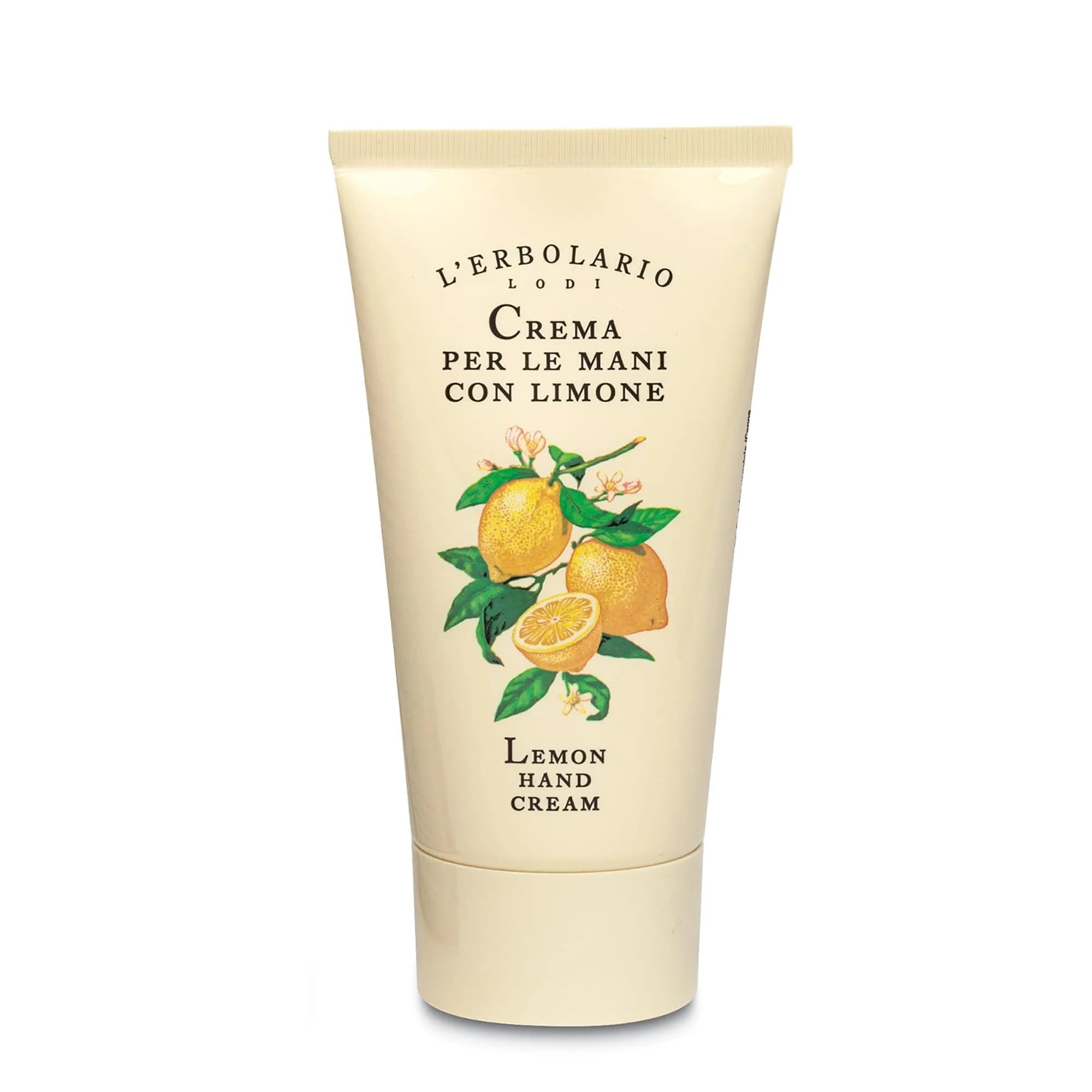L'Erbolario Lemon Hand Cream - 2.5 oz | Hydrating, Refreshing & Protective Hand Lotion - main product image