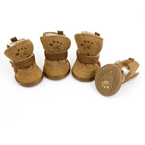 URBEST Dog Shoes with Hook & Loop Closure | Small, Durable & Non-Slip for Paw Protection - main product image
