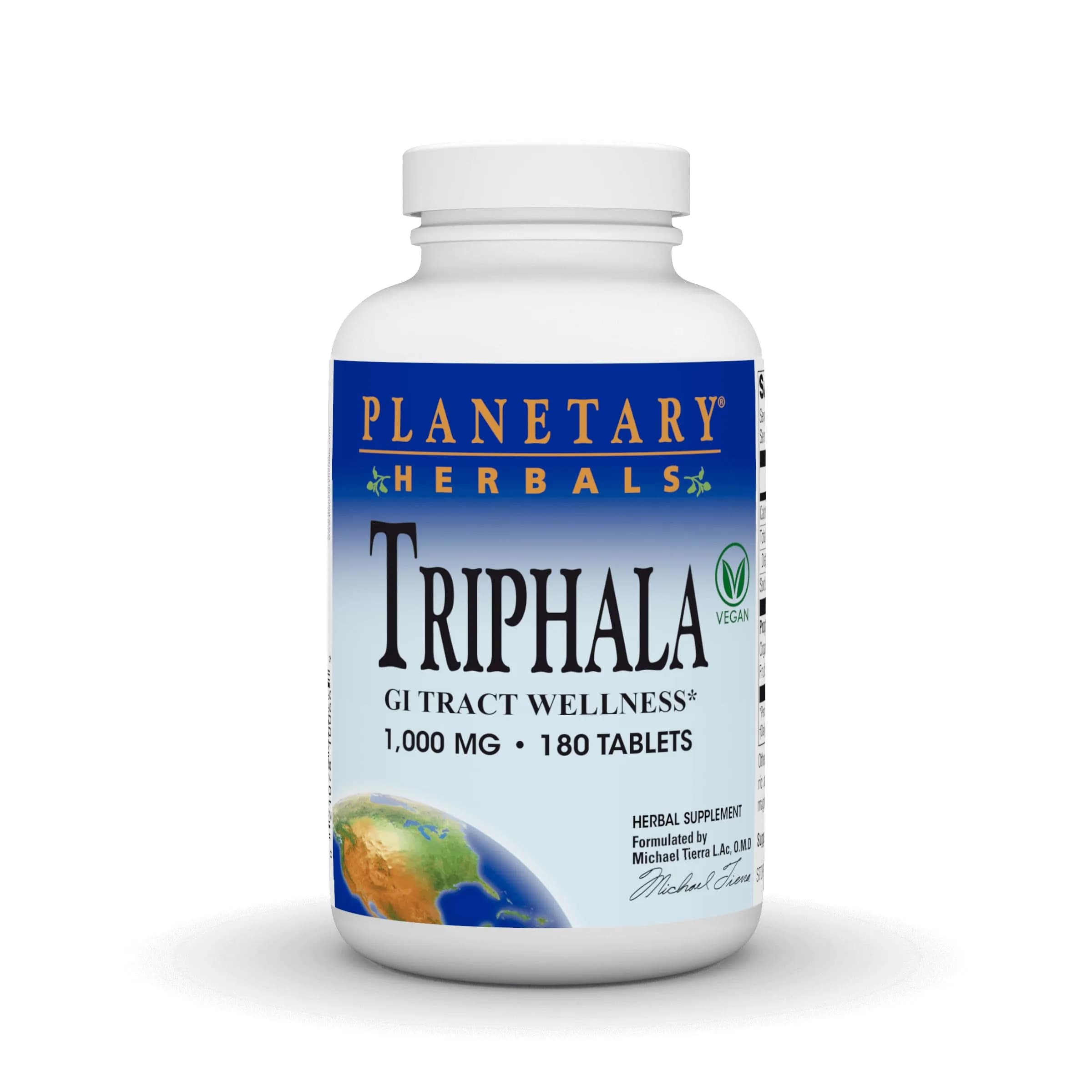 Planetary Herbals Triphala Internal Cleanser 180 Tablets | Supports GI Wellness & Regularity