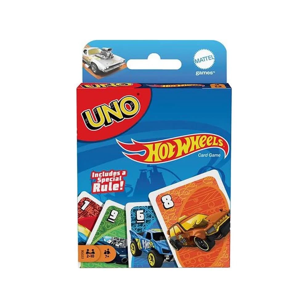 Hot Wheels UNO Matching Card Game 112 Cards | Kids & Adults Game Night Fun