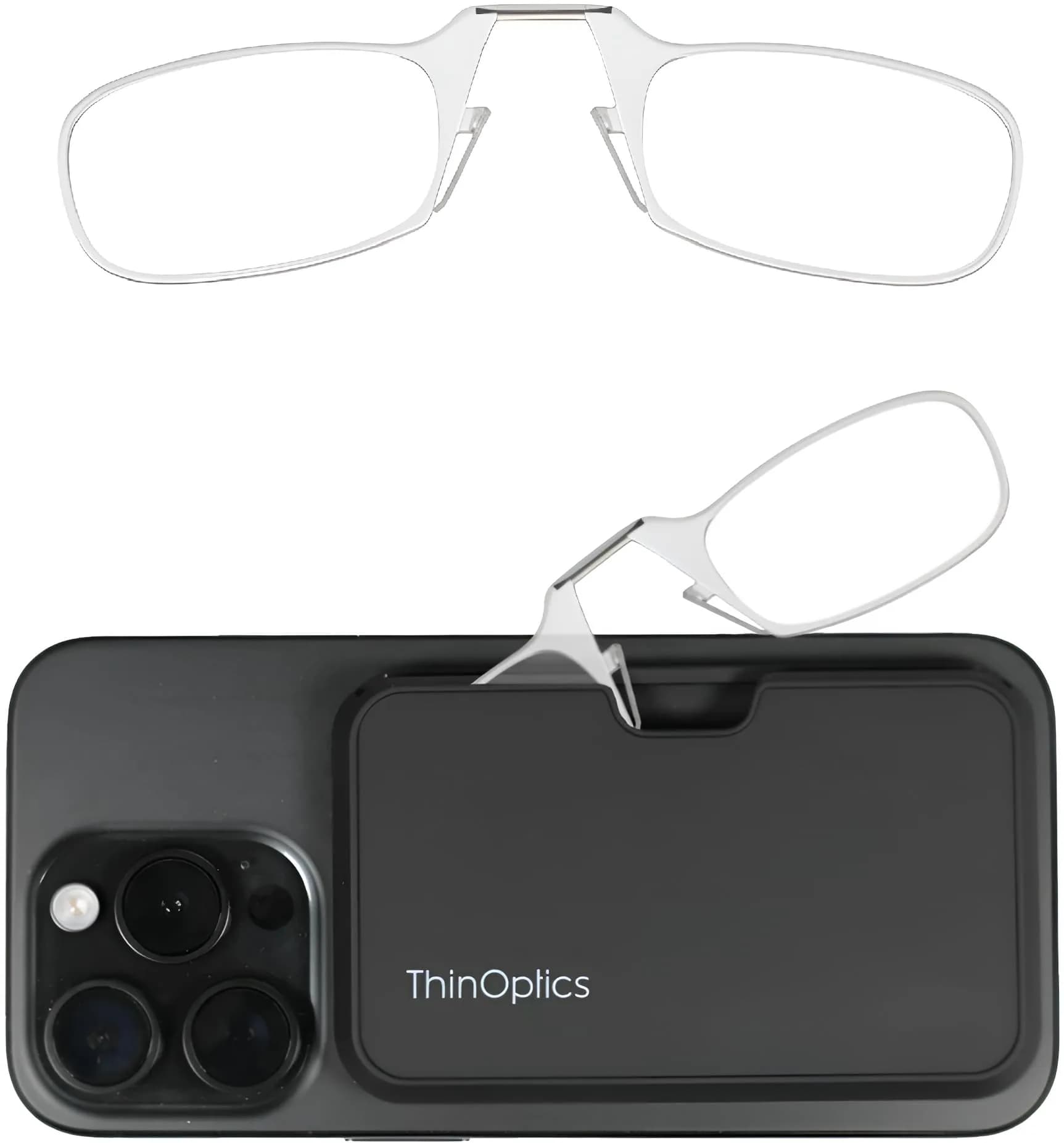 ThinOptics Pod Reading Glasses - Slim Armless Pocket Readers 44mm | Ultra-Light, Portable Vision Aid - main product image