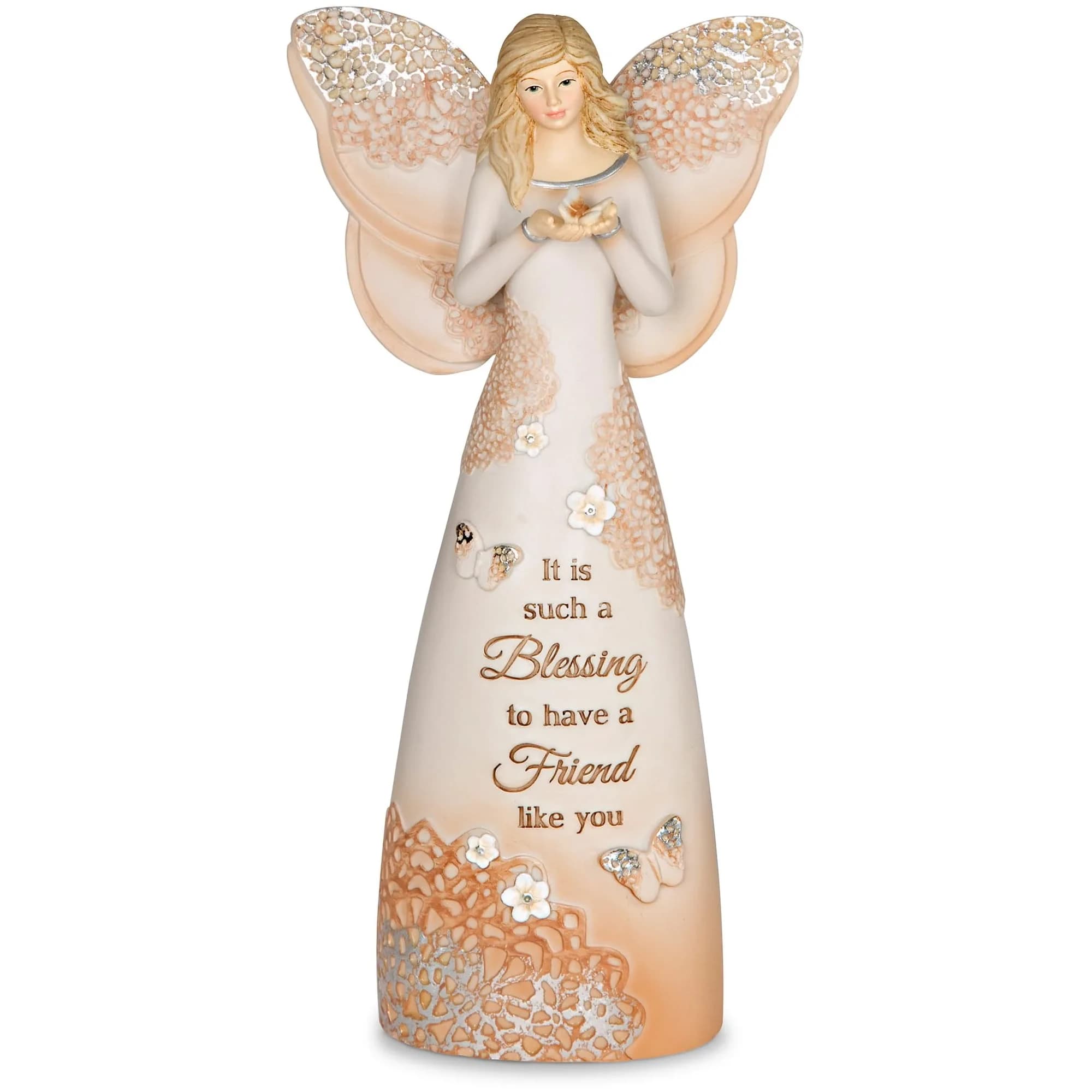 Pavilion Gift Company Friend Angel Figurine 7.5-inch (19.05 cm) | Gifted by a Friend - main product image