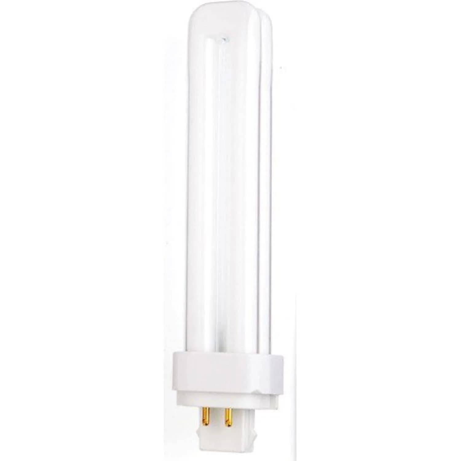 Sylvania 20673 Double Tube CFL Bulb 26W 3500K Neutral White G24q-3 Base | 20,000 Hour Life, Energy Efficient - main product image