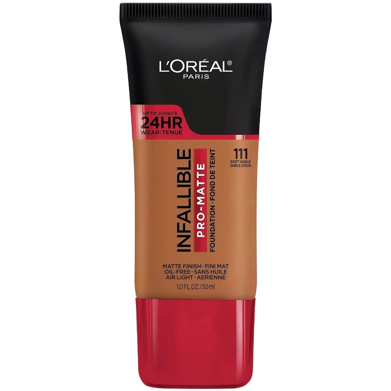 L'Oreal Paris Infallible Pro-Matte Liquid Foundation Créme Café 29.57ml (1 Fl Oz) | Demi-Matte Finish, Longwear - main product image
