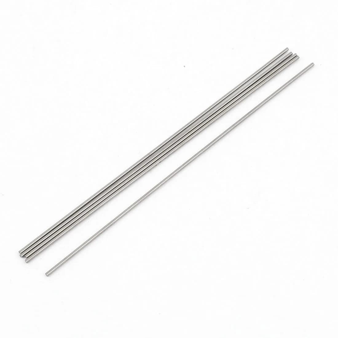 uxcell Steel Rod 1mm Dia 100mm Long | 5Pcs Lathe Stock Replacement - main product image